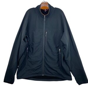 Ibex Climawool Merino Blend Softshell Jacket Men XL Black Full Zip Outdoor Sport